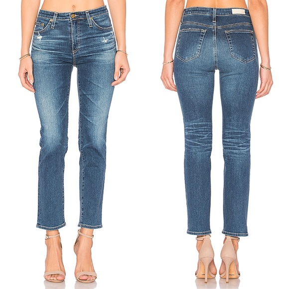 Isabelle high rise straight crop Clearance